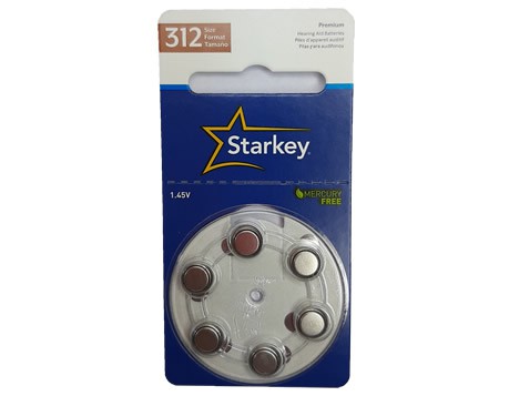 Pilas Premium Starkey® 312